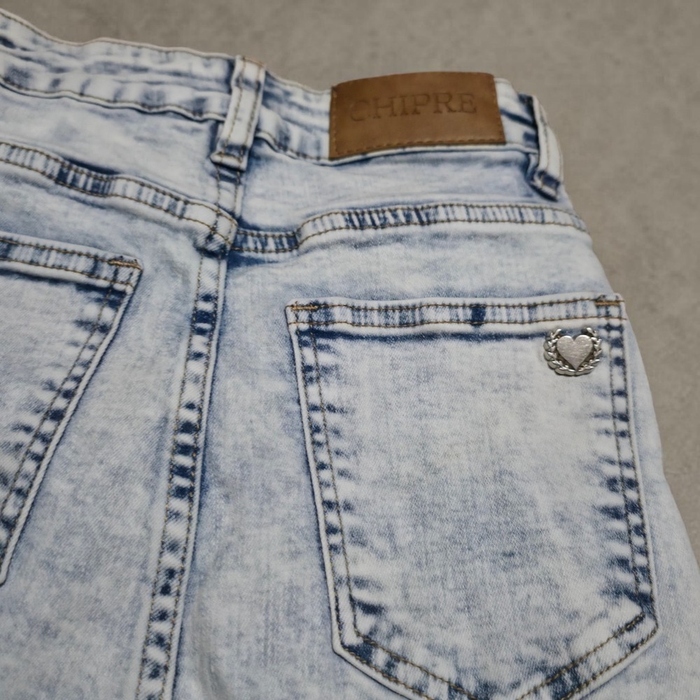 Chipre Jeans Light Wash Skinny Stretch Womens Size 24 Tapered Leg High Rise